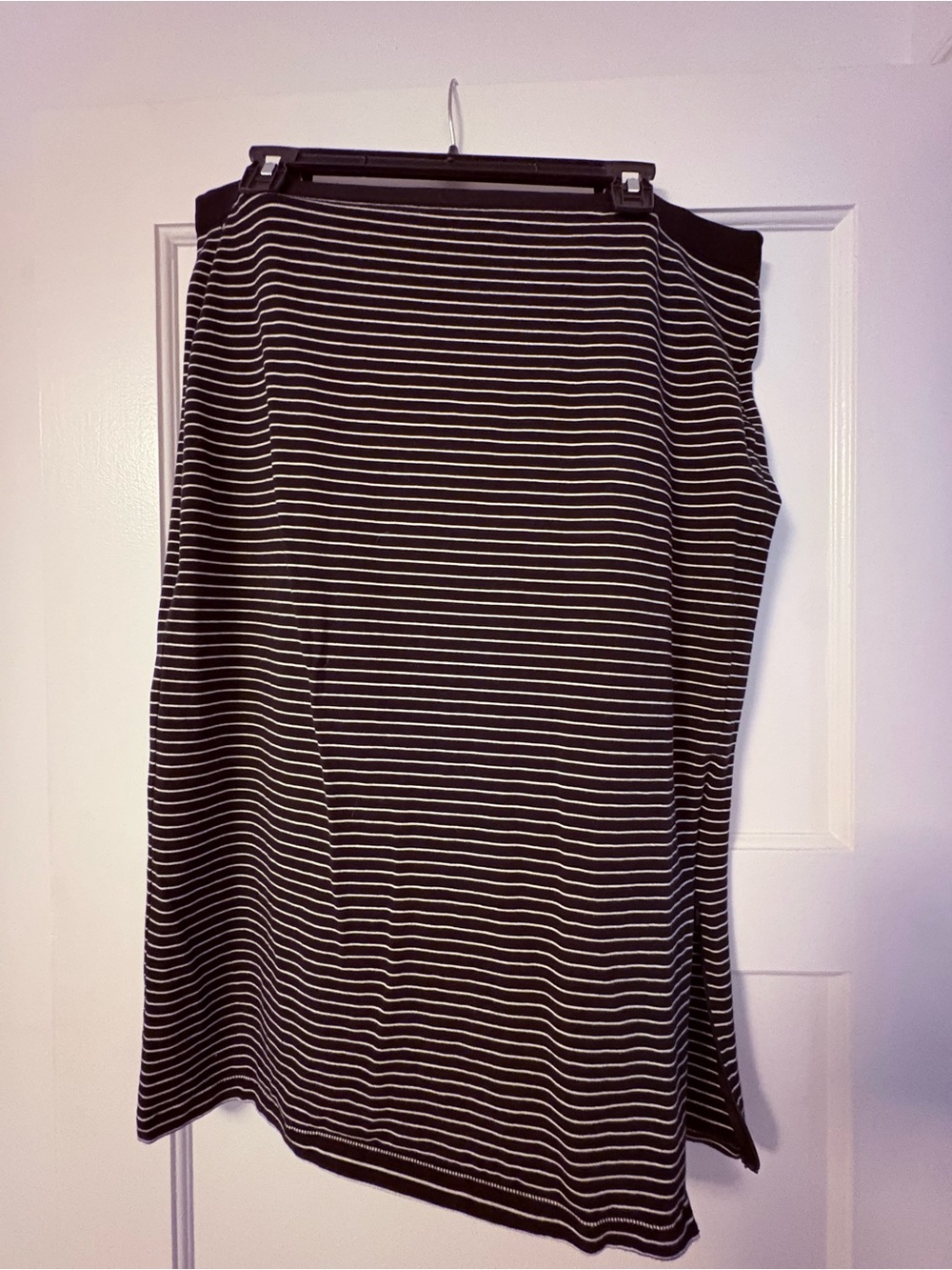 Striped Black and White Women's skirt